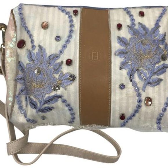 FENDI Vintage Customized Crossbody W/ Rhinestones - Picture 1 of 8
